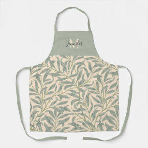 Tablier William Morris Willow Bough avec nom