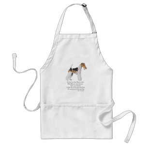 Tablier Wire Fox Terrier Pont Arc-en-ciel