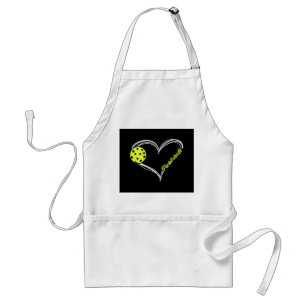 Tablier Womens Love Pickleball - mignon match de picklebal