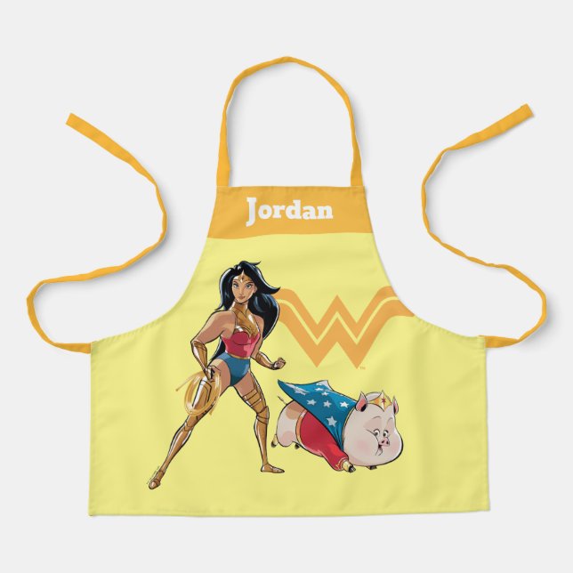 Tablier Wonder Woman & PB (Recto)