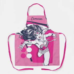 Tablier Wonder Woman Retro Glam Caractère Art