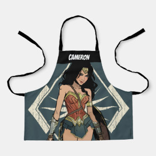 Tablier Wonder Woman With Sword Comic Art