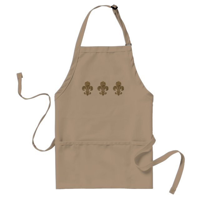 Tablier Worn Fleur De Lis (Devant)