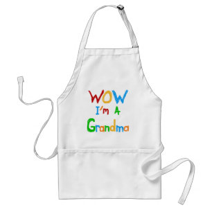 Tablier WOW Je suis un grand-mère T-shirts et cadeaux