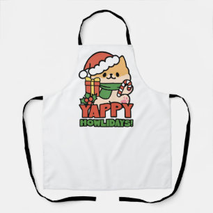 Tablier Yappy Howlidays - Jote Christmas Dog Cartoon