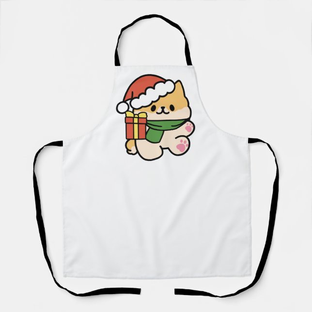 Tablier Yappy Howlidays - Jote Christmas Dog Cartoon (Recto)