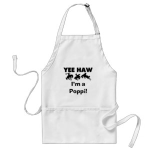 Tablier Yee Haw Je suis un Poppi T-shirts et cadeaux