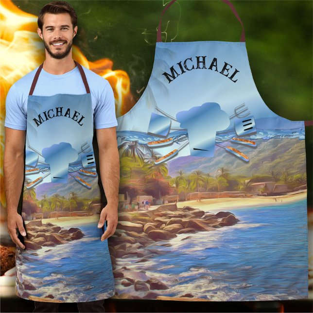 Tablier Yelapa Beach Cuisine 761 (Créateur téléchargé)