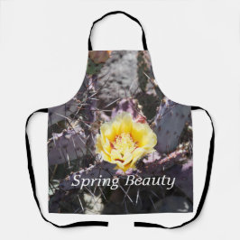 Tablier Yellow cactus