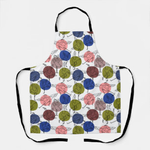 Tablier Yoga pose motif Yoga sans couture motif 34