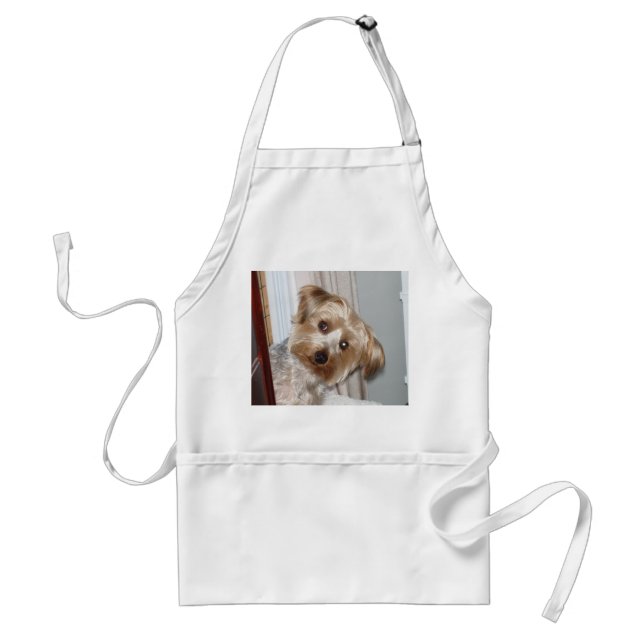 Tablier Yorkie à l'angle (Devant)