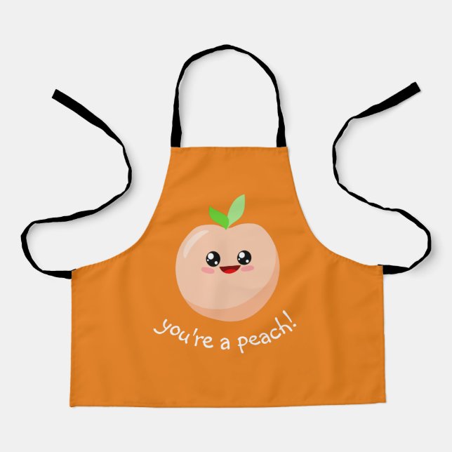 Tablier You're a peach ! (Recto)