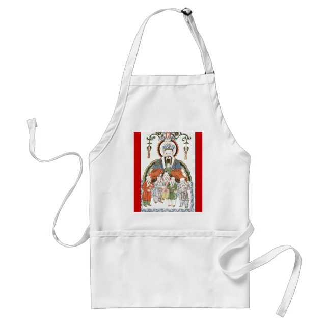 Tablier Zao Jun Cuisine chinoise dieu apron (Devant)
