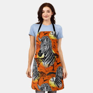 Tablier Zebra African Savanna Wild Animal