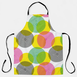 Tablier Zigzags de brosse : Motif à main