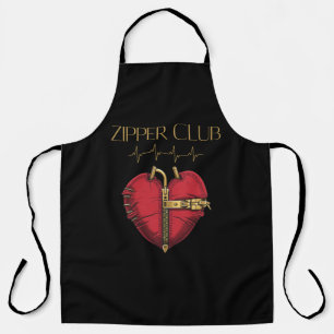 Tablier ZIPPER CLUB, greffe cardiaque, chirurgie à coeur o