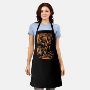 Tablier Zombies à l'intérieur d'une citrouille Halloween J
