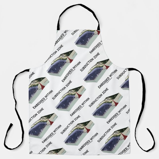 Tablier Zone de subduction intégrée dans l'Humour de géolo (Recto)