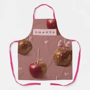 Tabliers à motif de pomme au caramel mignonne pers