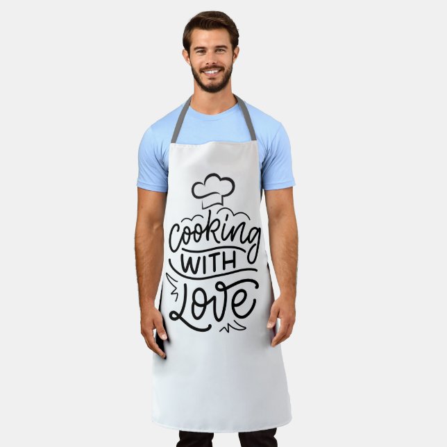 Tabliers customisés avec des citations de cuisine  (Porté)