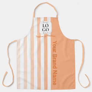 Tabliers de boulangerie personnalisés avec rayures