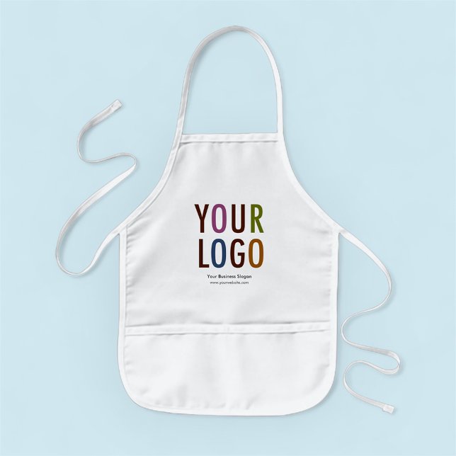 Tabliers de chef pour enfants avec logo de l'entre (MISOOK Kids White Apron with Logo)