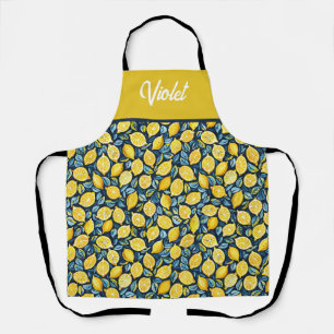 Tabliers de cuisine au citron personnalisés