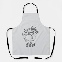 tabliers de cuisine avec sass gris doux