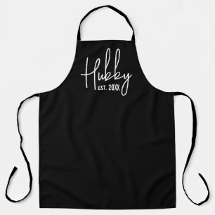 Tabliers de cuisine hubby et wifey pour couple