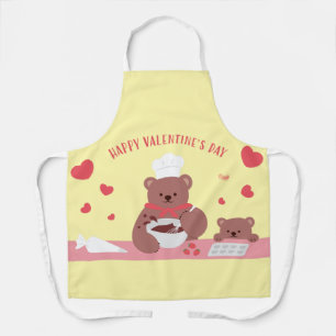 Tabliers de cuisine Ours de la Saint-Valentin
