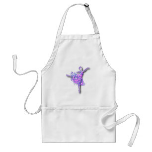 Tabliers de danseuse violets