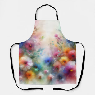 Tabliers de fleurs aquarelles abstraites
