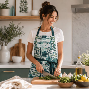 Tabliers Fleuris Personnalisés – Science Culinaire