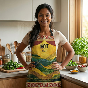 Tabliers indien Paon Hot Chef Spice & Soul