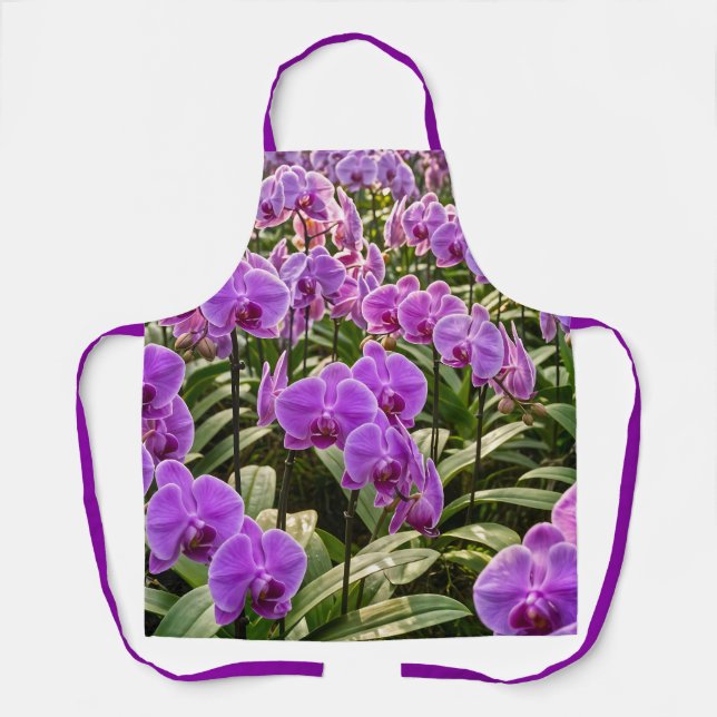 Tabliers Orchidées Violettes (Recto)
