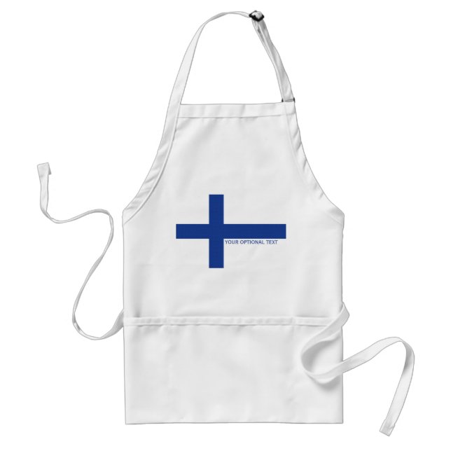 Tabliers personnalisés du drapeau finlandais (Devant)