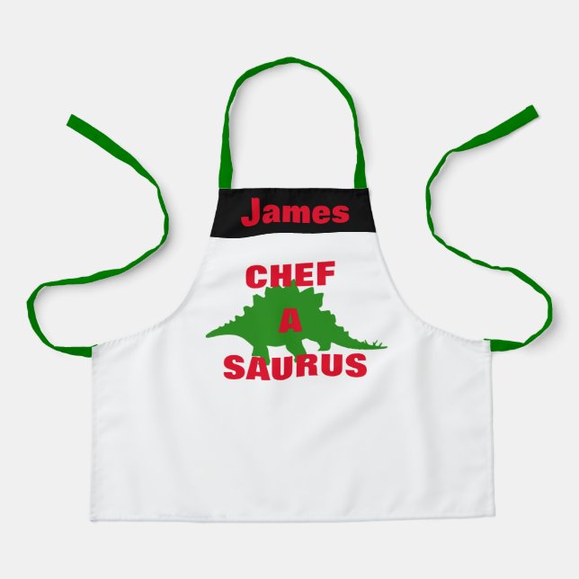Tabliers pour enfants personnalisés, chef graphiqu (Recto)