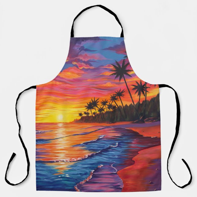 Tabliers Tropical Sunset (Recto)