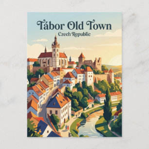 Tábor Tschechien Postkarte