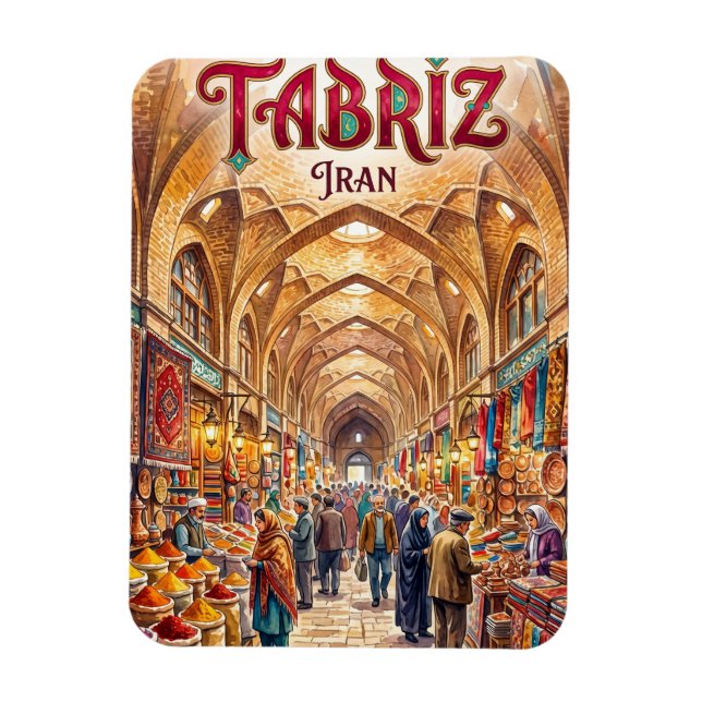 Tabriz Historischer Basar-Komplex Iran Magnet (Vertikal)