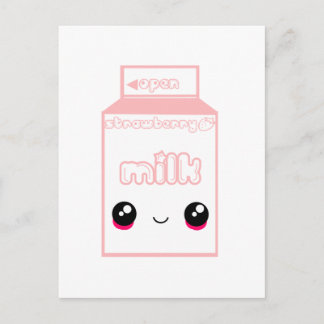 Tabu Japan Milk Line- Erdbeere Postkarte