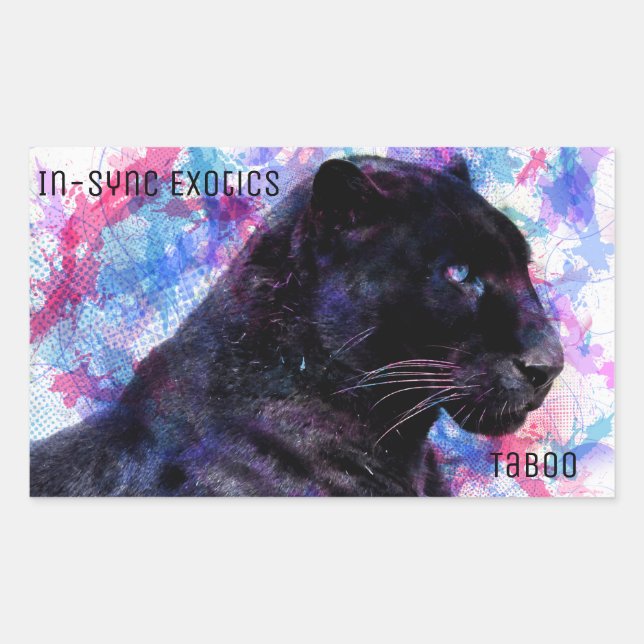 Tabu Rechteckiger Aufkleber (Vorderseite)