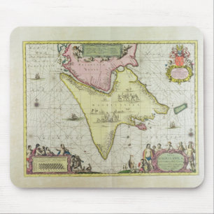 Tabula Magellanica, Quatierrae Del Fuego, Platte Mousepad