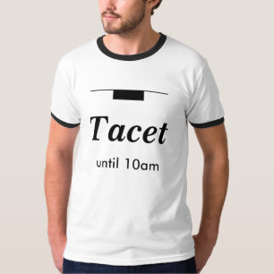 Tacet Bis 10 Uhr Lustiger Musiker Editierbarer Urt T-Shirt