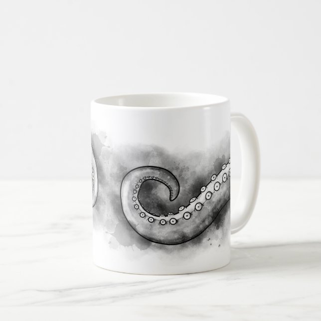 Tachaktopus kraken levithan kaffeetasse (VorderseiteRechts)