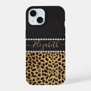 Tache de léopard Strass Diamants Monogramme PHOTO