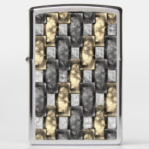 Tache grise et dorée, pièces rectangulaires sculpt
