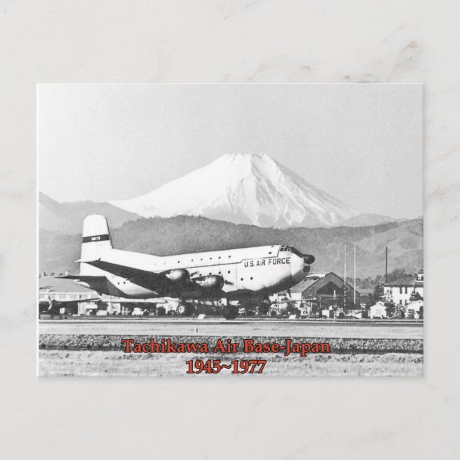 tachikawa air base japan 1945-1977 carte postale (Devant)