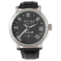 Tachometer eines klassischen Luxusautos von 1960