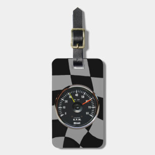 Tachometer für Oldtimer-Rennwagen Gepäckanhänger